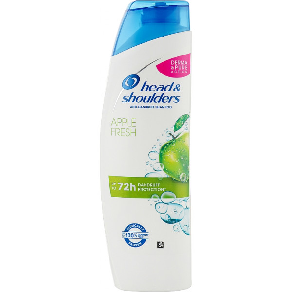Фото - Шампунь жіночий Head&Shoulders проти лупи Яблучна свіжість 400мл Фото - Шампунь жіночий Head&Shoulders проти лупи Яблучна свіжість 400мл