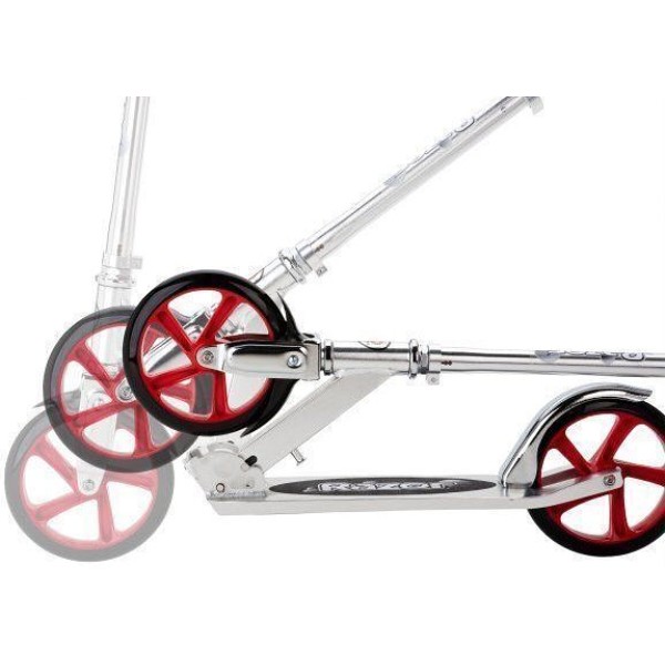 Фото - Двухколёсный самокат Razor A5 Lux Red/Silver (314392)