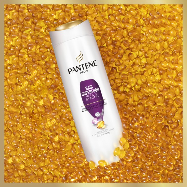Фото - Шампунь жіночий Pantene Живильний коктейль Об'ємне та міцне 400мл