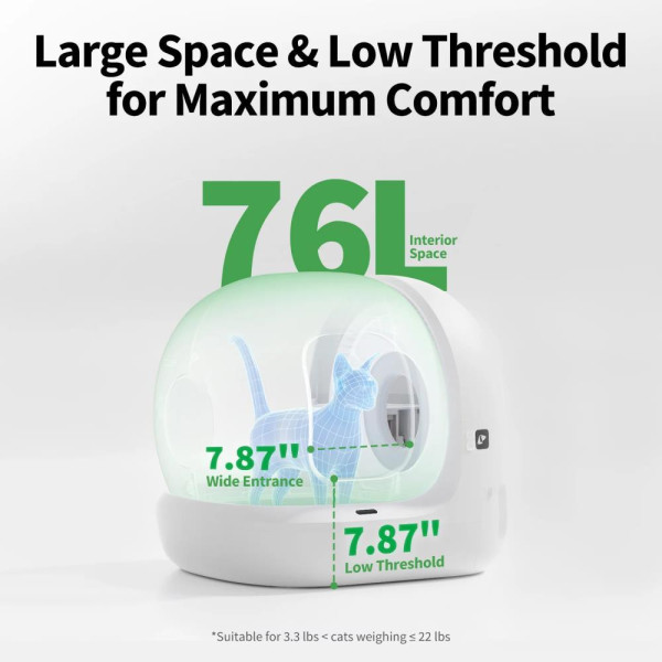 Фото - Смарт-лоток для тварин PETKIT Pura Max 2 Self-Cleaning Cat Litter Box (P9902)
