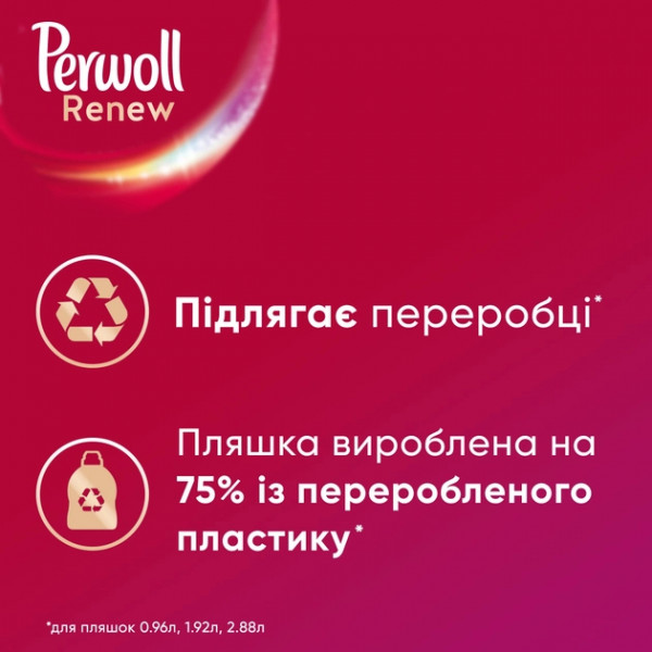 Фото - Засіб для делікатного прання Perwoll д/кольорових речей 2970мл