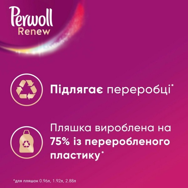 Фото - Засіб для делікатного прання Perwoll Відновлення та Аромат 990мл