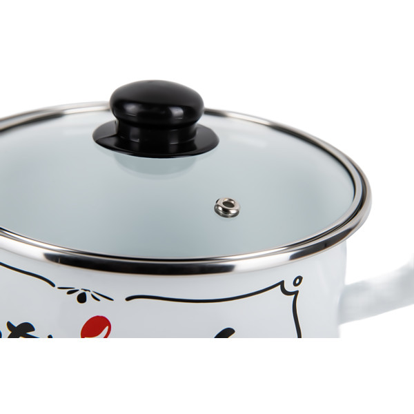 Фото - Каструля Gusto 
Lets Cook White 18 см 3.1 л (GT-T-118-LCW)