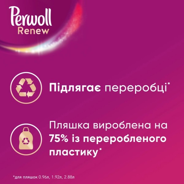 Фото - Засіб для делікатного прання Perwoll Відновлення та Аромат 3740мл