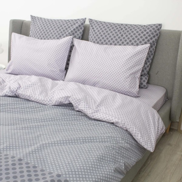 Фото - Комплект постільної білизни ТЕП Happy Sleep сімейний Shadow +нав. 50x70 см (2-03797_36357)