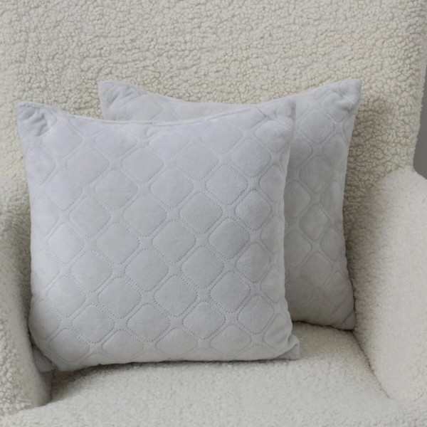 Фото - Подушка декоративная ТЕП VELURE 40х40 см Light Grey NEW (3-00437_34057)
