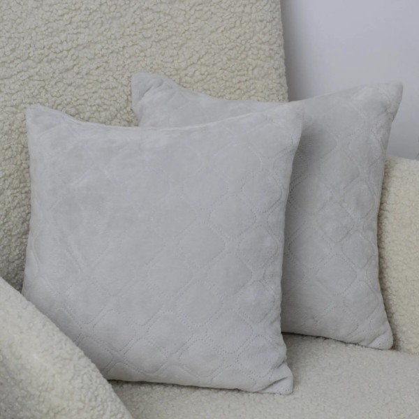 Фото - Подушка декоративная ТЕП VELURE 40х40 см Light Grey NEW (3-00437_34057)
