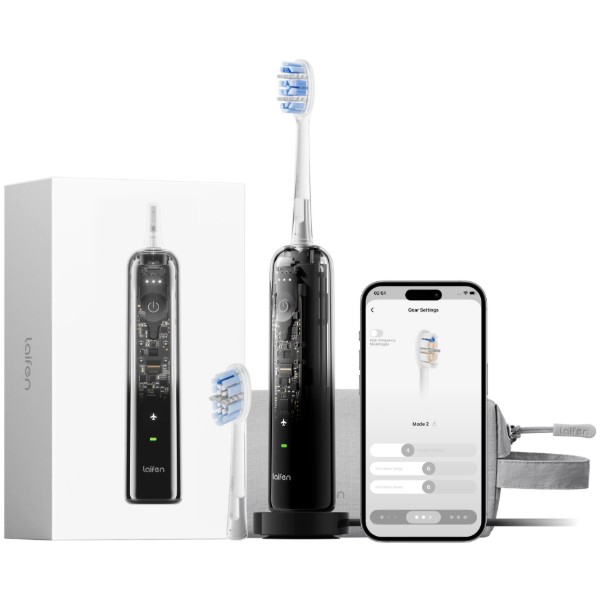 Фото - Зубная щетка электрическая Laifen Wave PRO прозрачная (1TB92-P-XX-CR-002)