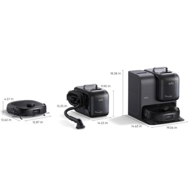 Фото - Робот-пылесос моющий EUFY Omni E28 Black (T2352G11)