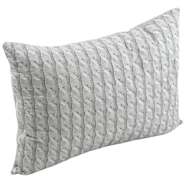 Фото - Подушка стандартная Руно 50х70 см силиконовые Grey Braid (К_Н310.52СМ_Grey Braid) Фото - Подушка стандартная Руно 50х70 см силиконовые Grey Braid (К_Н310.52СМ_Grey Braid)