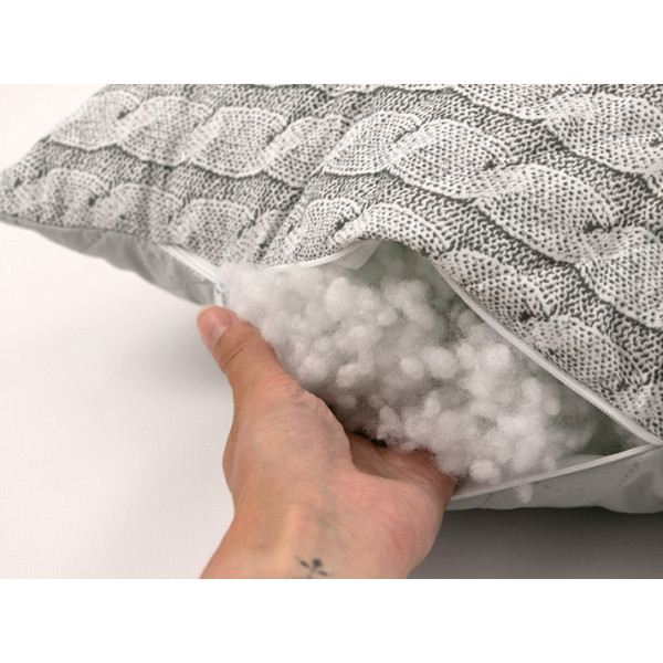 Фото - Подушка стандартная Руно 50х70 см силиконовые Grey Braid (К_Н310.52СМ_Grey Braid)