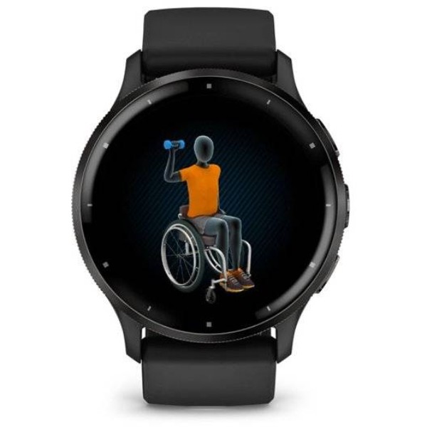 Фото - Смарт-годинник Garmin Venu 3 Black+Slate (010-02784-01)