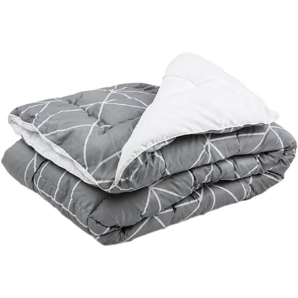 Фото - Ковдра демісезонна двоспальна Руно 172х205 Crystal Grey (316.52_Crystal Grey demi)