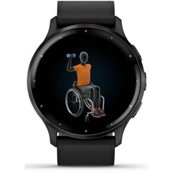 Фото - Смарт-годинник Garmin Venu 3 Black+Slate (010-02784-52)