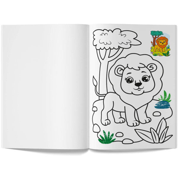 Фото - Раскраски Crystal Book Цветная. Зоопарк (9786175476239)