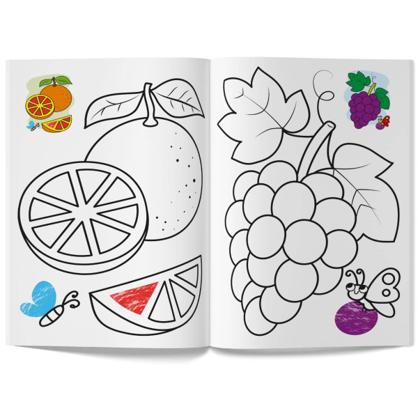 Фото - Раскраски Crystal Book Цветная. Фрукты (9786175476246)