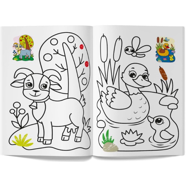 Фото - Раскраски Crystal Book Цветная. Ферма (9786175476222)