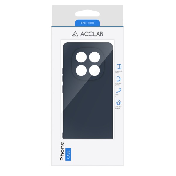 Фото - Чохол для смартфону ACCLAB Silicone Case for Xiaomi Redmi Note 14 PRO 4G Dark Blue (1283126622588)