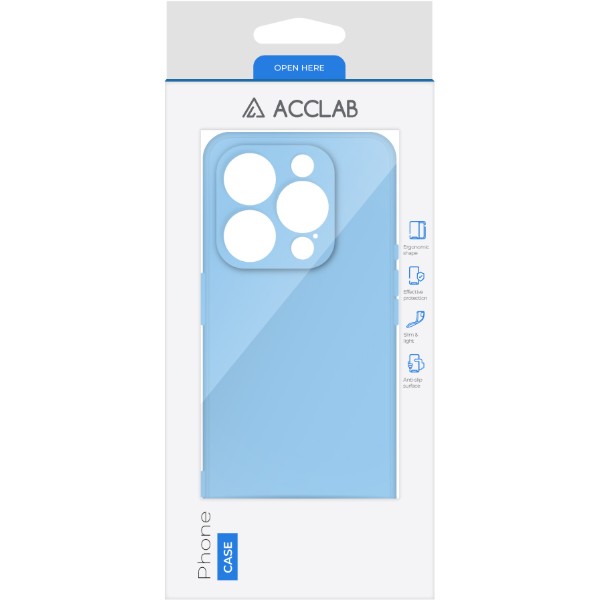 Фото - Чехол для смартфона ACCLAB SoftShell for Apple iPhone 16 Pro Blue (1283126611520)