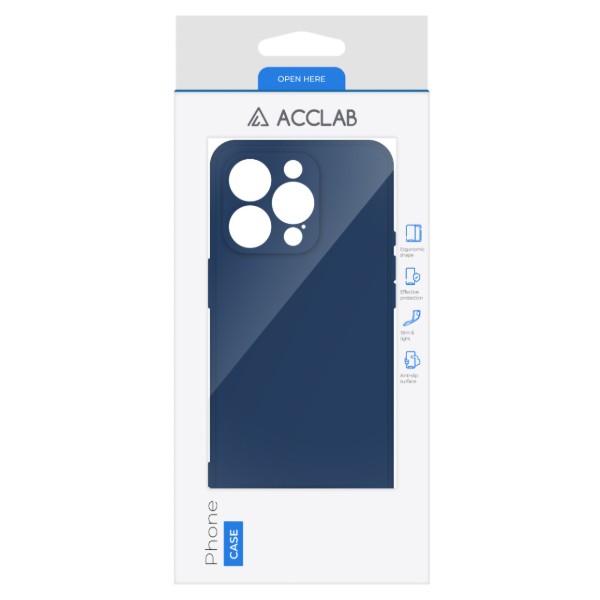 Фото - Чехол для смартфона ACCLAB SoftShell for Apple iPhone 16 Pro Max Blue (1283126611582)