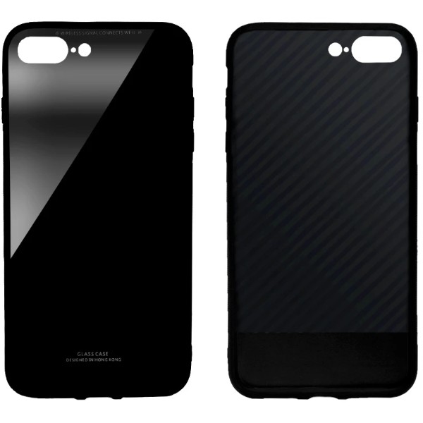 Фото - Чехол для смартфона Intaleo Real Glass for Apple iPhone 8 Plus Black (1283126484384)