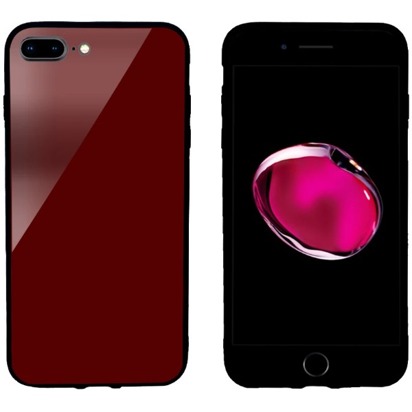 Фото - Чехол для смартфона Intaleo Real Glass for Apple iPhone 8 Plus Red (1283126491429)