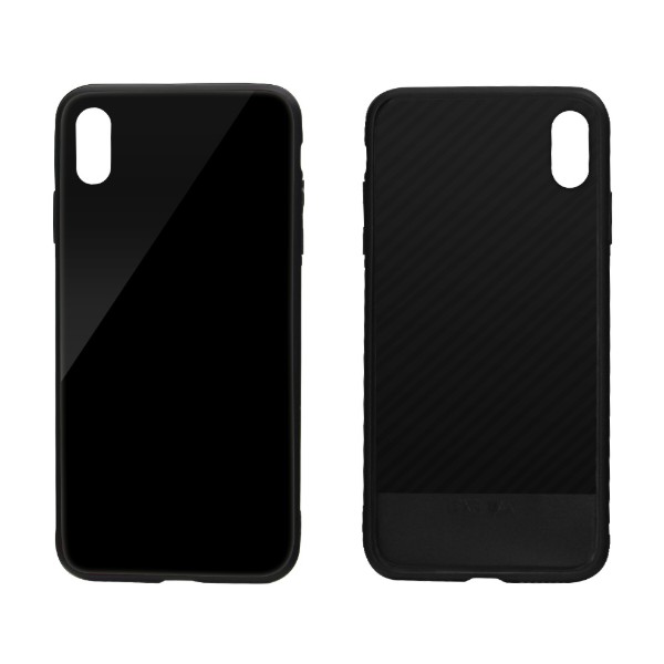 Фото - Чохол для смартфону Intaleo Real Glass for Apple iPhone XS Max Black (1283126494789)