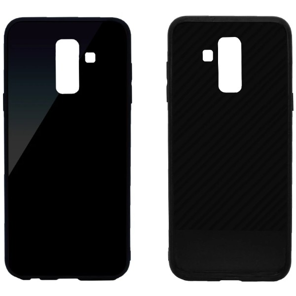 Фото - Чохол для смартфону Intaleo Real Glass for Samsung A6+ (A605) Black (1283126488375)
