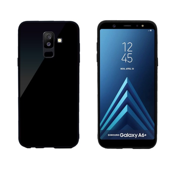 Фото - Чохол для смартфону Intaleo Real Glass for Samsung A6+ (A605) Black (1283126488375)