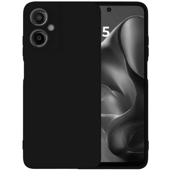 Фото - Чохол для смартфону Intaleo Silicone for Motorola Moto G85 Black (1283126640216)
