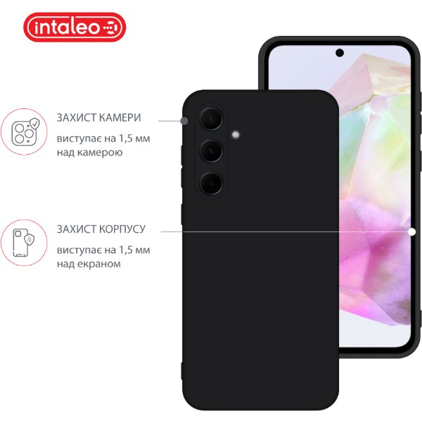 Фото - Чохол для смартфону Intaleo Silicone Case for Samsung Galaxy S24 FE Black (1283126616709)