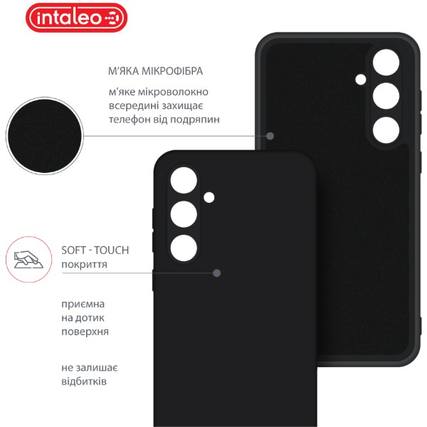 Фото - Чохол для смартфону Intaleo Silicone Case for Samsung Galaxy S24 FE Black (1283126616709)