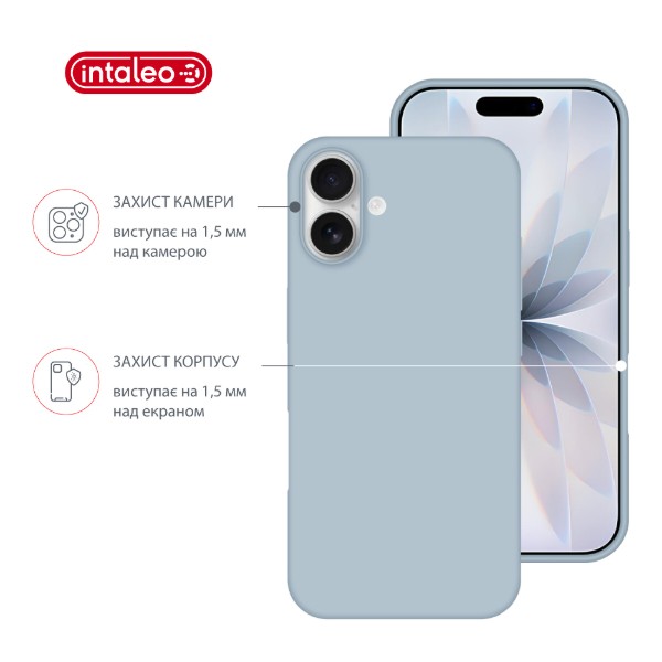 Фото - Чехол для смартфона Intaleo SoftShell for Apple iPhone 16 Blue (1283126609169)