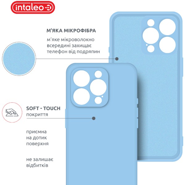 Фото - Чехол для смартфона Intaleo SoftShell for Apple iPhone 16 Pro Max Blue (1283126609312)