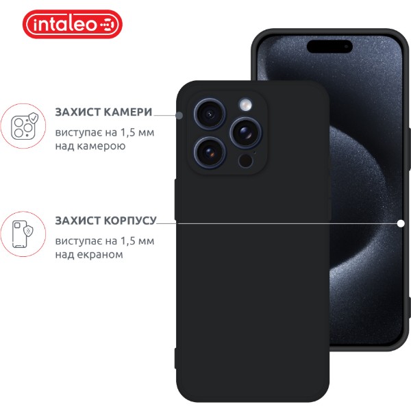 Фото - Чехол для смартфона Intaleo SoftShell for Apple iPhone 16 Pro Max Black (1283126609350)