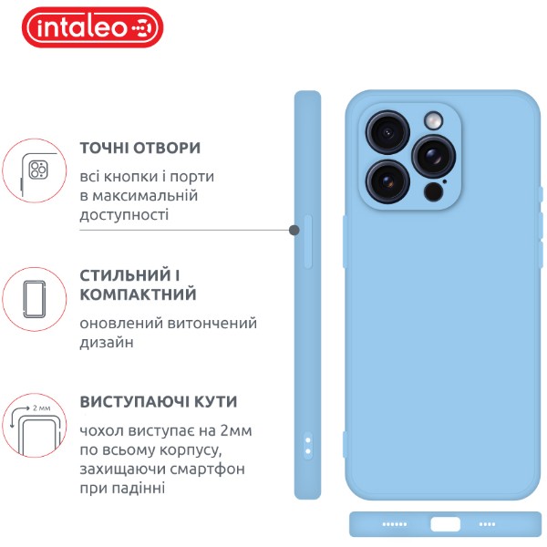 Фото - Чехол для смартфона Intaleo SoftShell for Apple iPhone 16 Pro Blue (1283126609268)