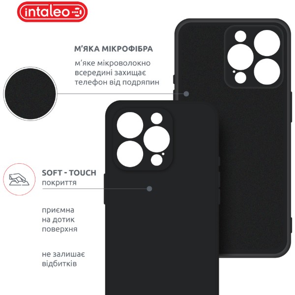 Фото - Чехол для смартфона Intaleo SoftShell for Apple iPhone 16 Pro Max Black (1283126609350)