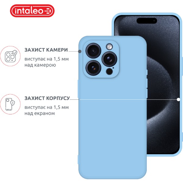 Фото - Чехол для смартфона Intaleo SoftShell for Apple iPhone 16 Pro Max Blue (1283126609312)