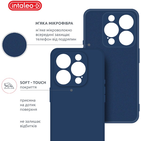 Фото - Чехол для смартфона Intaleo SoftShell for Apple iPhone 16 Pro Max Blue (1283126609329)