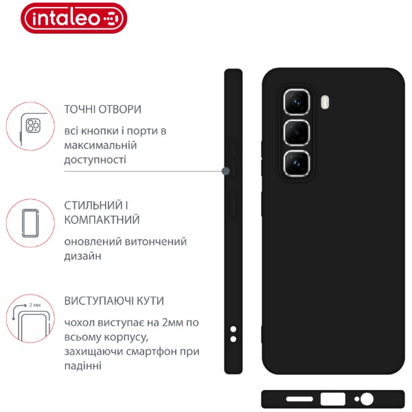 Фото - Чохол для смартфону Intaleo SoftShell for Infinix Hot 60 Pro Plus Black (1283126635823)