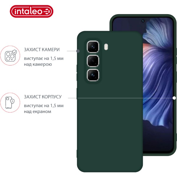 Фото - Чохол для смартфону Intaleo SoftShell for Infinix Hot 60 Pro Plus Dark Green (1283126635809)