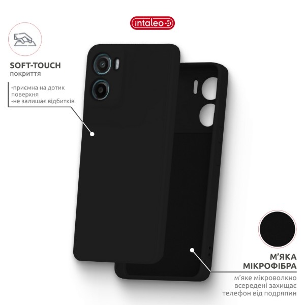 Фото - Чехол для смартфона Intaleo SoftShell for Motorola G06 Black (1283126635946)