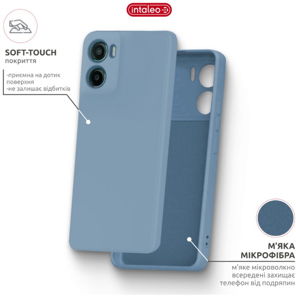 Фото - Чохол для смартфона Intaleo SoftShell for Motorola G06 Blue (1283126635915)
