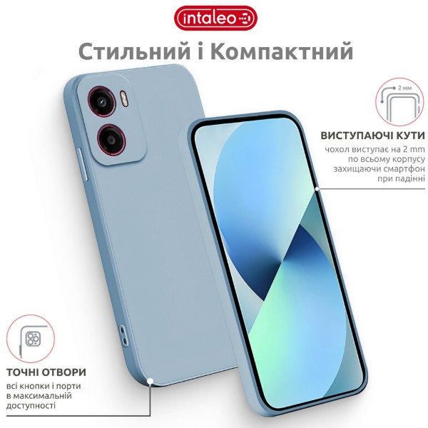 Фото - Чохол для смартфона Intaleo SoftShell for Motorola G06 Blue (1283126635915)
