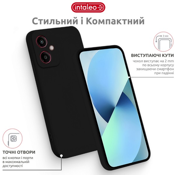 Фото - Чехол для смартфона Intaleo SoftShell for Motorola G85 Black (1283126618673)