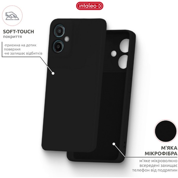 Фото - Чехол для смартфона Intaleo SoftShell for Motorola G85 Black (1283126618673)
