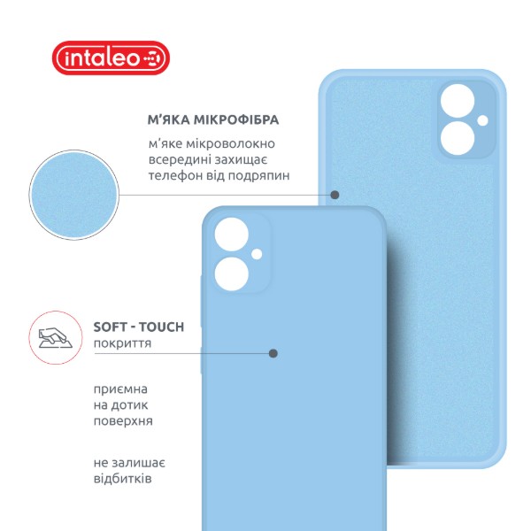 Фото - Чохол для смартфону Intaleo SoftShell for Samsung Galaxy A06 Light Blue (1283126609480)