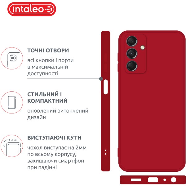 Фото - Чохол для смартфону Intaleo SoftShell for Samsung Galaxy S25 FE Red (1283126636059)