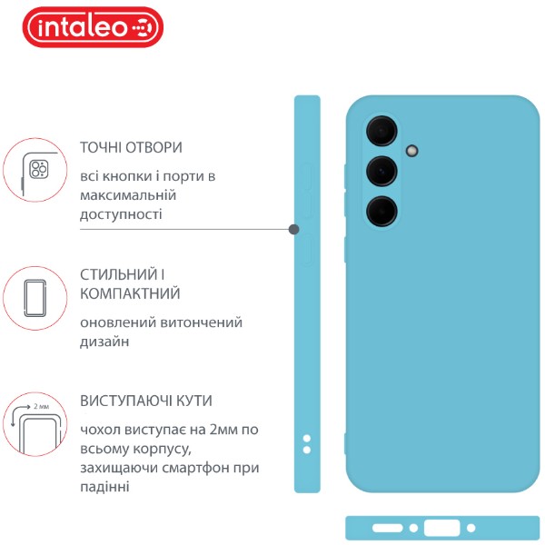 Фото - Чохол для смартфону Intaleo SoftShell for Samsung Galaxy S25 FE Blue (1283126636025)