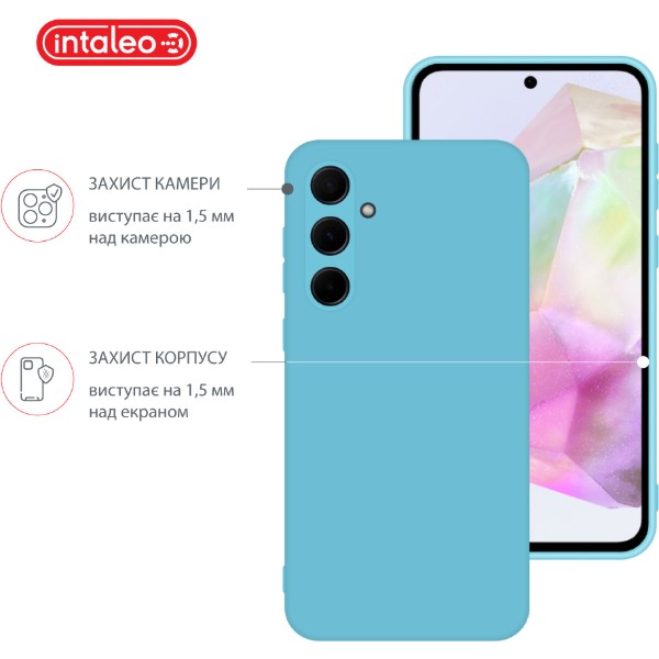Фото - Чохол для смартфону Intaleo SoftShell for Samsung Galaxy S25 FE Blue (1283126636025)